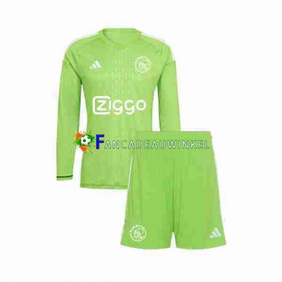 AFC Ajax Wedstrijdshirt met Korting Keepersshirt Thuis Kind 2023-24 Lange Mouw