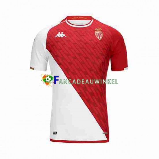 AS Monaco Wedstrijdshirt met Korting Thuis Heren 2023-24 Korte Mouw