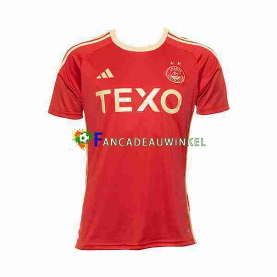 Aberdeen Wedstrijdshirt met Korting Thuis Heren 2023-24 Korte Mouw