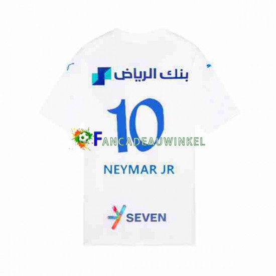 Al Hilal Wedstrijdshirt met Korting Neymar JR 10 Uit Heren 2023-24 Korte Mouw