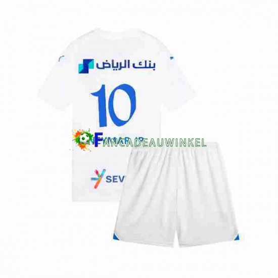 Al Hilal Wedstrijdshirt met Korting Neymar JR 10 Uit Kind 2023-24 Korte Mouw