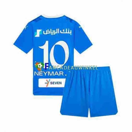 Al Hilal Wedstrijdshirt met Korting Neymar JR 10 Thuis Kind 2023-24 Korte Mouw