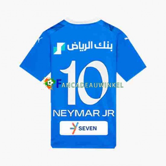 Al Hilal Wedstrijdshirt met Korting Neymar JR 10 Thuis Heren 2023-24 Korte Mouw