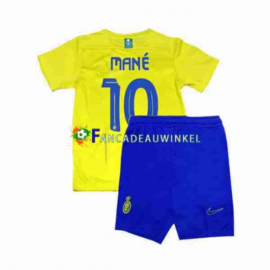 Al-Nassr Wedstrijdshirt met Korting Mane 10 Thuis Kind 2023-24 Korte Mouw