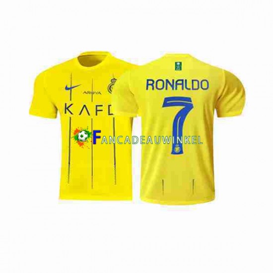 Al-Nassr Wedstrijdshirt met Korting Ronaldo 7 Thuis Heren 2023-24 Korte Mouw