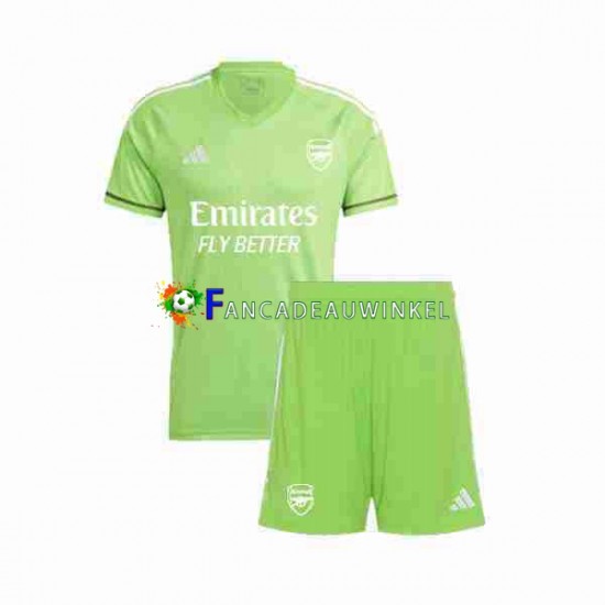 Arsenal Wedstrijdshirt met Korting Keepersshirt 3rd Kind 2023-24 Korte Mouw