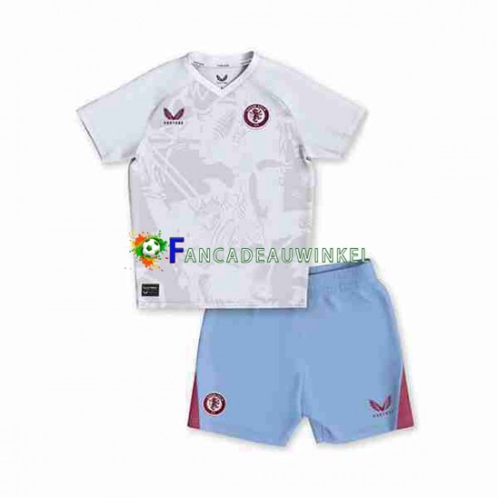 Aston Villa Wedstrijdshirt met Korting Uit Kind 2023-24 Korte Mouw