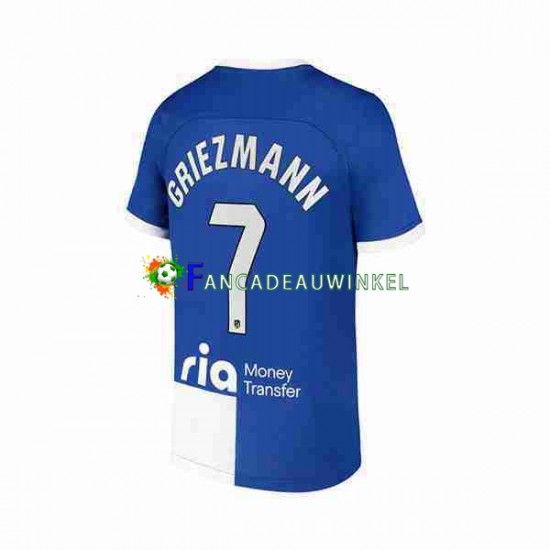 Atlético Madrid Wedstrijdshirt met Korting 2 Antoine Griezmann 7 Uit Heren 2023-24 Korte Mouw