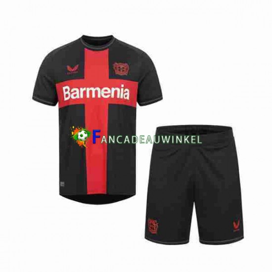 Bayer 04 Leverkusen Wedstrijdshirt met Korting Thuis Kind 2023-24 Korte Mouw