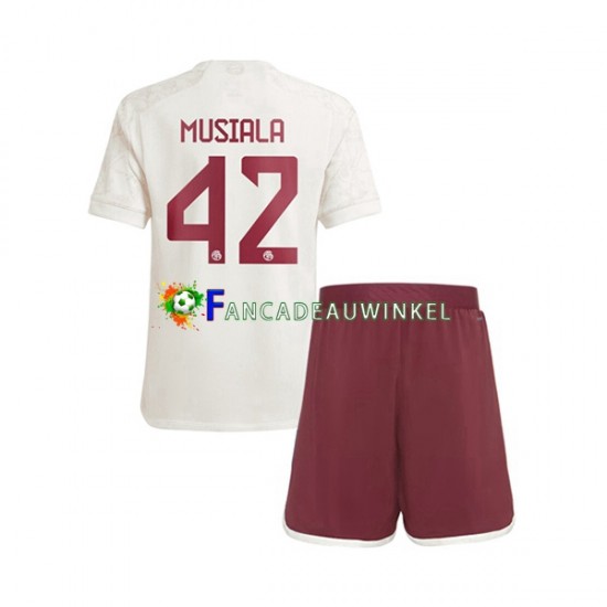 FC Bayern München Wedstrijdshirt met Korting Jamal Musiala 42 3rd Kind 2023-24 Korte Mouw