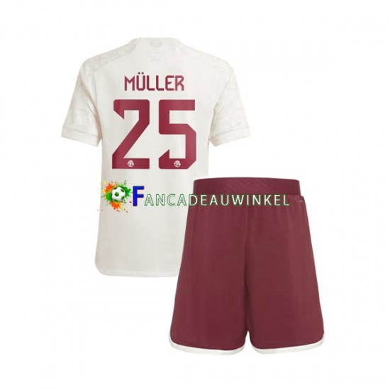 FC Bayern München Wedstrijdshirt met Korting Thomas Muller 25 3rd Kind 2023-24 Korte Mouw