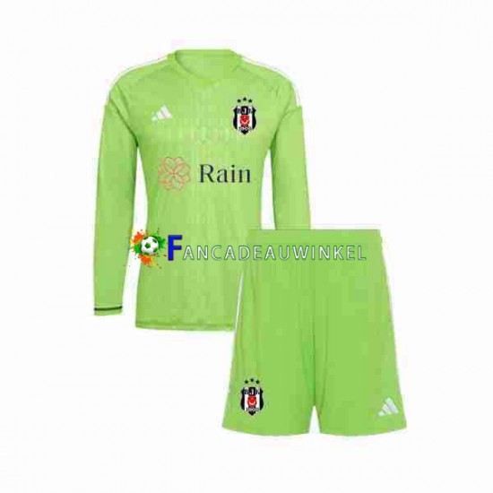 Besiktas Wedstrijdshirt met Korting Keepersshirt Uit Kind 2023-24 Lange Mouw