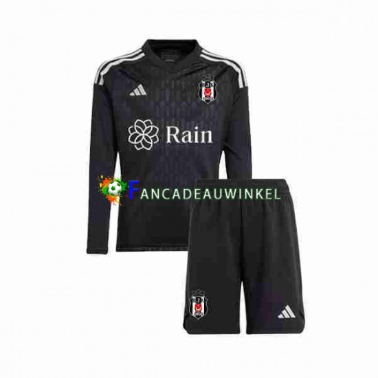 Besiktas Wedstrijdshirt met Korting Keepersshirt Thuis Kind 2023-24 Lange Mouw