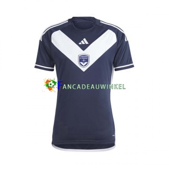 Bordeaux Wedstrijdshirt met Korting Thuis Heren 2023-24 Korte Mouw