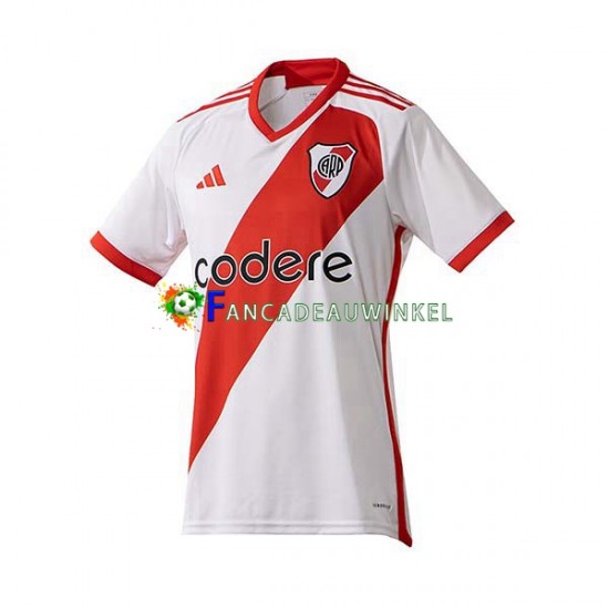 CA River Plate Wedstrijdshirt met Korting Thuis Heren 2023-24 Korte Mouw