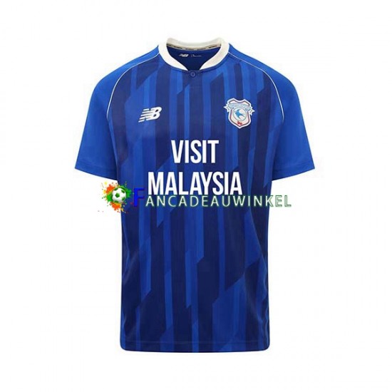 Cardiff City Wedstrijdshirt met Korting Thuis Heren 2023-24 Korte Mouw