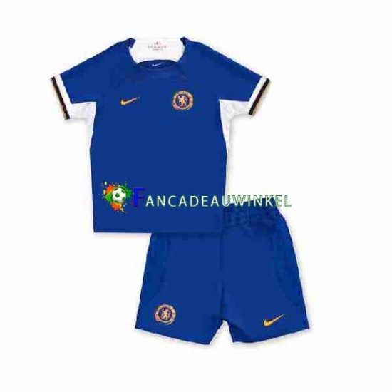 Chelsea Wedstrijdshirt met Korting Thuis Kind 2023-24 Korte Mouw