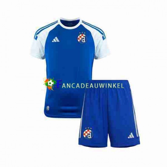 Dinamo Zagreb Wedstrijdshirt met Korting Thuis Kind 2023-24 Korte Mouw