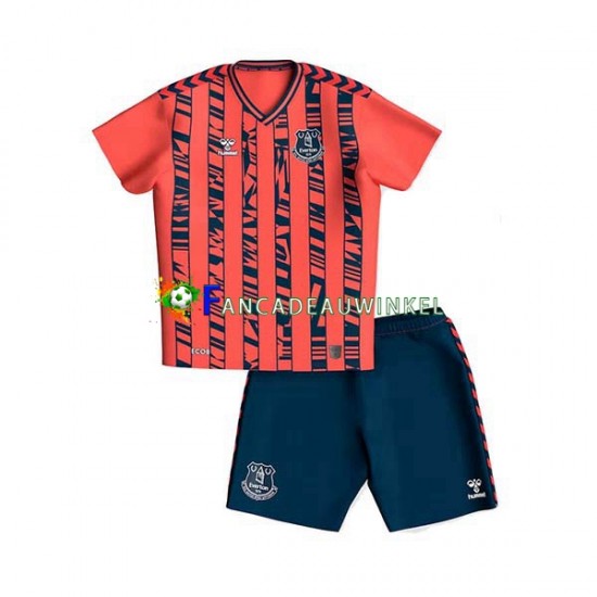 Everton Wedstrijdshirt met Korting Uit Kind 2023-24 Korte Mouw