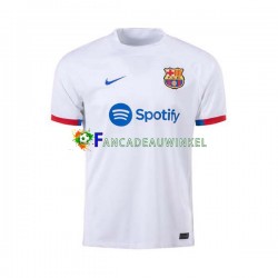 FC Barcelona Wedstrijdshirt met Korting Uit Heren 2023-24 Korte Mouw