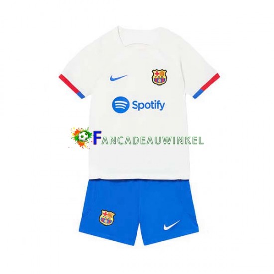 FC Barcelona Wedstrijdshirt met Korting Uit Kind 2023-24 Korte Mouw