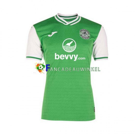 Hibernian Wedstrijdshirt met Korting Thuis Heren 2023-24 Korte Mouw