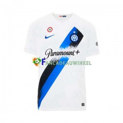 Inter Milan Wedstrijdshirt met Korting Uit Heren 2023-24 Korte Mouw