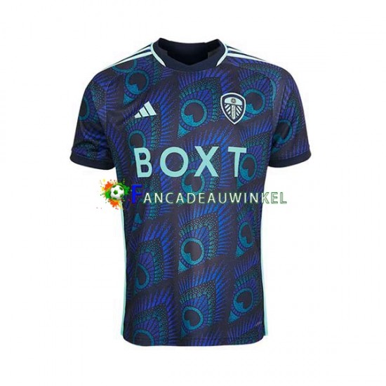 Leeds United Wedstrijdshirt met Korting Uit Heren 2023-24 Korte Mouw