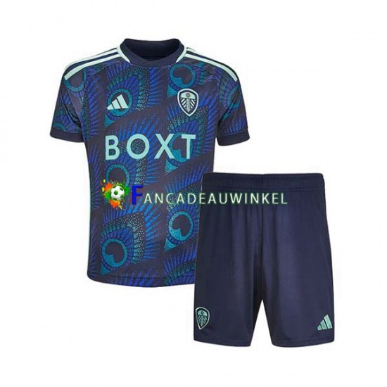 Leeds United Wedstrijdshirt met Korting Uit Kind 2023-24 Korte Mouw