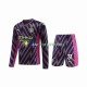 Manchester City Wedstrijdshirt met Korting Ederson Moraes 31 Keepersshirt Uit Kind 2023-24 Lange Mouw