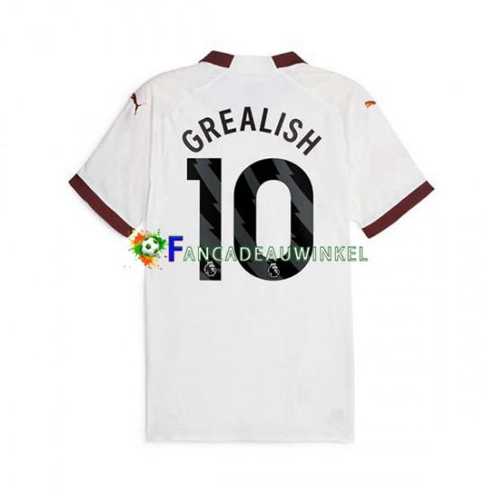 Manchester City Wedstrijdshirt met Korting Jack Grealish 10 Uit Heren 2023-24 Korte Mouw