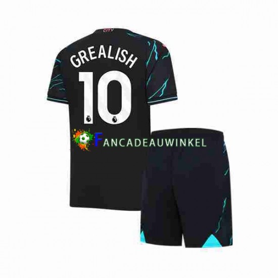 Manchester City Wedstrijdshirt met Korting Jack Grealish 10 3rd Kind 2023-24 Korte Mouw