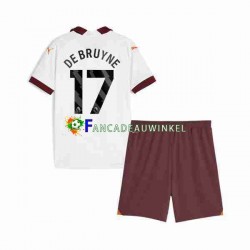 Manchester City Wedstrijdshirt met Korting Kevin De Bruyne 17 Uit Kind 2023-24 Korte Mouw