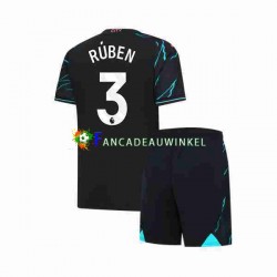 Manchester City Wedstrijdshirt met Korting Ruben 3 3rd Kind 2023-24 Korte Mouw