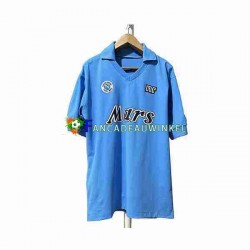 Napoli Wedstrijdshirt met Korting 1989 1990 Retro Thuis Heren Korte Mouw