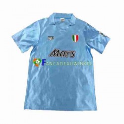 Napoli Wedstrijdshirt met Korting 1990 1991 Retro Thuis Heren Korte Mouw