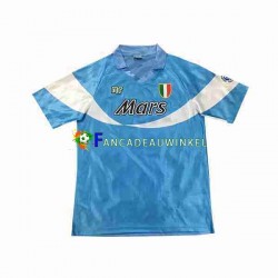 Napoli Wedstrijdshirt met Korting Special 1990 1991 Retro Thuis Heren Korte Mouw