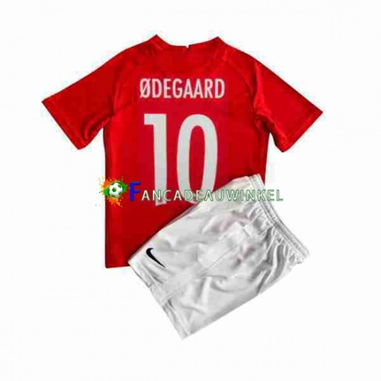 Noorwegen Wedstrijdshirt met Korting ODEGAARD 10 Thuis Kind 2022 Korte Mouw