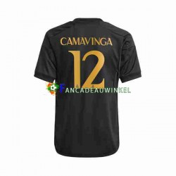 Real Madrid Wedstrijdshirt met Korting Eduardo Camavinga 12 3rd Heren 2023-24 Korte Mouw