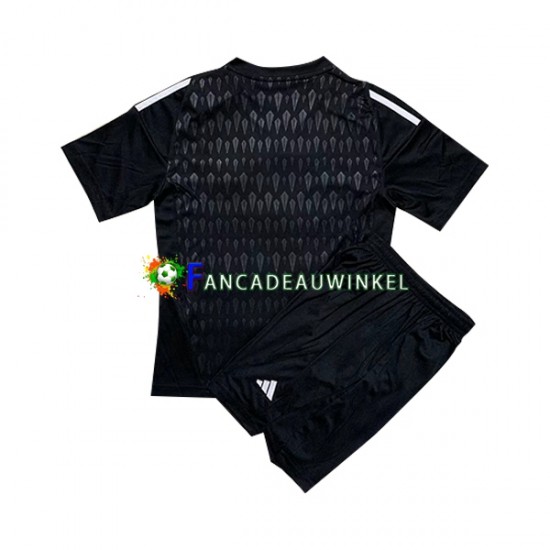 Real Madrid Wedstrijdshirt met Korting Keepersshirt Uit Kind 2023-24 Korte Mouw