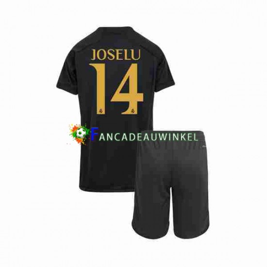 Real Madrid Wedstrijdshirt met Korting Joselu 14 3rd Kind 2023-24 Korte Mouw