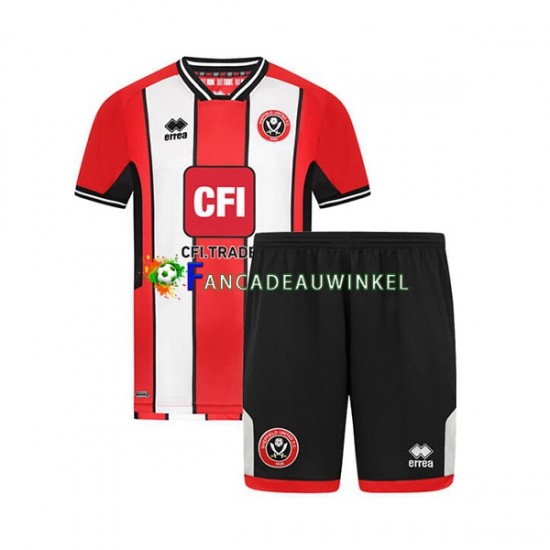 Sheffield United Wedstrijdshirt met Korting Thuis Kind 2023-24 Korte Mouw