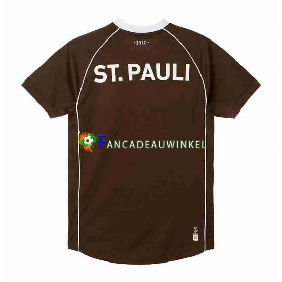 St Pauli Wedstrijdshirt met Korting Thuis Heren 2023-24 Korte Mouw