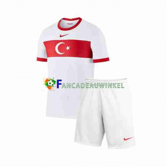 Turkije Wedstrijdshirt met Korting Thuis Kind 2023-24 Korte Mouw