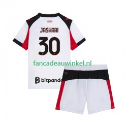 AC Milan Wedstrijdshirt met Korting Ardon Jashari 30 Uit Kind 2025-26 Korte Mouw