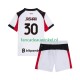 AC Milan Wedstrijdshirt met Korting Ardon Jashari 30 Uit Kind 2025-26 Korte Mouw