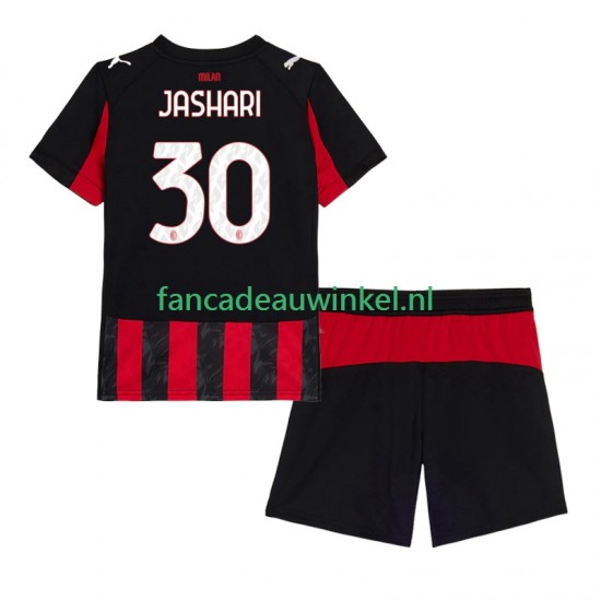 AC Milan Wedstrijdshirt met Korting Ardon Jashari 30 Thuis Kind 2025-26 Korte Mouw