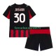 AC Milan Wedstrijdshirt met Korting Ardon Jashari 30 Thuis Kind 2025-26 Korte Mouw
