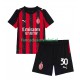 AC Milan Wedstrijdshirt met Korting Ardon Jashari 30 Thuis Kind 2025-26 Korte Mouw