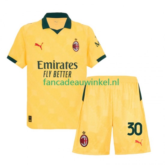 AC Milan Wedstrijdshirt met Korting Ardon Jashari 30 3rd Kind 2025-26 Korte Mouw